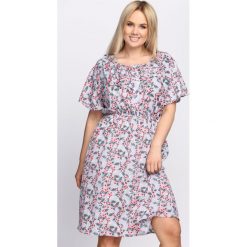 Szara Sukienka Azalea. Szare sukienki damskie marki Born2be, na lato, xl, bez wzorów, bez kołnierzyka, bez rękawów. Za 59,99 zł.