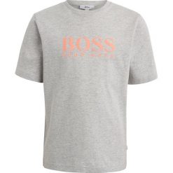 T-shirty chłopięce: BOSS Kidswear KURZARM ZBASIC Tshirt z nadrukiem hell graumeliert
