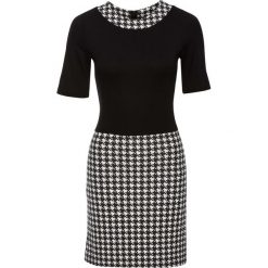 Sukienki hiszpanki: Sukienka bonprix czarno-biały twill