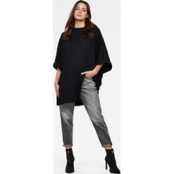 G-Star Raw - Bluza. Czarne bluzy damskie G-Star RAW, uniwersalny, bez wzorów, z bawełny, bez rękawów, bez kaptura. Za 239,90 zł.