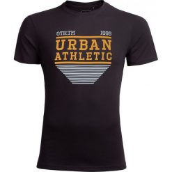 T-shirt męski TSM618 - głęboka czerń - Outhorn. Czarne t-shirty męskie marki Outhorn, m, z bawełny. W wyprzedaży za 29,99 zł.