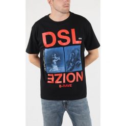Diesel T-Wallace-Xc Koszulka Czarny. Czarne podkoszulki męskie Diesel, l, z nadrukiem, z bawełny, z krótkim rękawem. Za 326,95 zł.