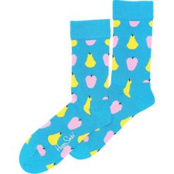 Skarpetki damskie: Niebieskie Skarpetki Fruit Happy Socks