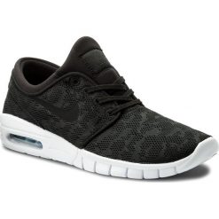 Buty NIKE - Stefan Janoski Max 631303 022 Black/Black/White. Czarne sneakersy męskie Nike, na co dzień, bez wzorów, z tworzywa sztucznego, bez zapięcia. W wyprzedaży za 389,00 zł.