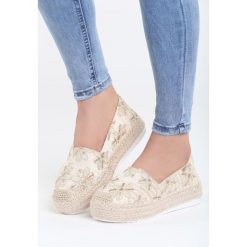 Espadryle damskie: Beżowe Espadryle Lookin For