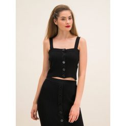 Top Pinko Piccardia PE20 BLK01 1G14XH Y65W. Czarne bluzki damskie Pinko, m, bez wzorów, polo. W wyprzedaży za 299,00 zł.