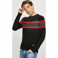 Brave Soul - Sweter. Brązowe swetry klasyczne męskie Brave Soul, l, z bawełny, z okrągłym kołnierzem. W wyprzedaży za 59,90 zł.