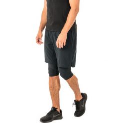 Spodenki i szorty męskie: Under Armour Spodenki męskie LAUNCH SW LONG SHORT grafitowe r. M (1309602-008)