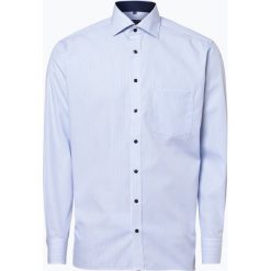Koszule męskie na spinki: Eterna Modern Fit – Koszula męska niewymagająca prasowania, niebieski