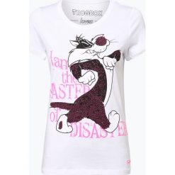 T-shirty damskie: Frogbox – T-shirt damski, czarny