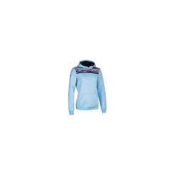 Bluza z kapturem hoodie do rugby R100 damska. Niebieskie bluzy damskie OFFLOAD, l, bez wzorów, z bawełny, bez rękawów, z kapturem. Za 109,99 zł.