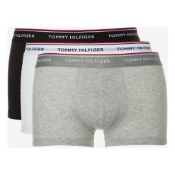 Tommy Hilfiger 3-pack Bokserki Czarny Biały Szary. Szare bokserki męskie TOMMY HILFIGER, bez wzorów, z elastanu. Za 206,95 zł.