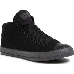 Trampki CONVERSE - Ctas High Street Mid 167189C Black/Black/Almost Black. Czarne półbuty męskie Converse, na co dzień, bez wzorów, z gumy, street, bez zapięcia. W wyprzedaży za 239,00 zł.