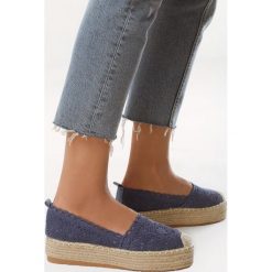 Niebieskie Espadryle Self Important. Niebieskie espadryle damskie Born2be, bez wzorów, na wysokim obcasie, na płaskiej podeszwie. Za 59,99 zł.