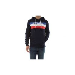 Bluzy Jack Jones 12147688 SHAKEDOWN HOOD. Niebieskie bluzy męskie Jack & Jones, s, bez wzorów, bez kołnierzyka, bez rękawów, bez kaptura. Za 107,55 zł.