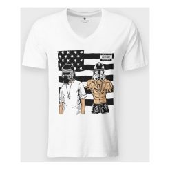 Koszulka męska v-neck Star Wars Stankonia. Koszulki męskie MegaKoszulki, m, z motywem z bajki, z bawełny, klasyczne, bez kołnierzyka, bez rękawów. Za 54,90 zł.