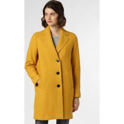 Comma casual identity - Płaszcz damski, żółty. Żółte płaszcze damskie eleganckie. Za 449,95 zł.