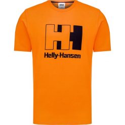 T-shirt HELLY HANSEN HH LOGO. Pomarańczowe t-shirty męskie Helly Hansen, na lato, z nadrukiem, z bawełny, retro, z okrągłym kołnierzem. W wyprzedaży za 112,00 zł.
