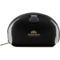 Kosmetyczka 25-3-005-N. Niebieskie kosmetyczki damskie marki Wittchen, bez wzorów, retro. Za 239,00 zł.