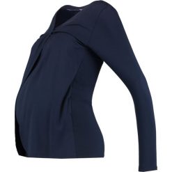 Bluzki damskie: Queen Mum Bluzka z długim rękawem dark blue