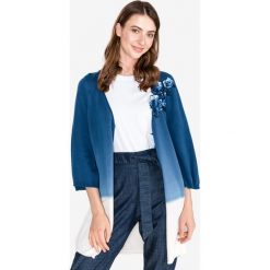 TWINSET Sweter Niebieski. Niebieskie bluzy damskie Twinset, xs, z aplikacjami, z bawełny, bez rękawów, bez kaptura. Za 872,95 zł.