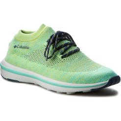 Półbuty COLUMBIA - Chimera Lace BL4546 Zour/Aquarium 726. Zielone półbuty damskie marki Columbia, z materiału, na płaskiej podeszwie. W wyprzedaży za 289,00 zł.