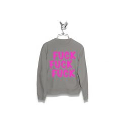 Bluza Fuck Fuck Fuck Męska. Czarne bluzy damskie Failfake, s, bez wzorów, bez kołnierzyka, bez rękawów, bez kaptura. Za 170,00 zł.