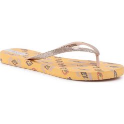 Japonki PEPE JEANS - Rake Angie PLS70074 Gold 099. Żółte klapki damskie Pepe Jeans, bez wzorów, z jeansu, bez obcasa. Za 89,00 zł.