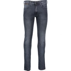 Dżinsy "Anbass Coin Zip" - Regular fit - w kolorze antracytowym. Szare jeansy męskie Replay, m, w paski, klasyczne. W wyprzedaży za 263,95 zł.