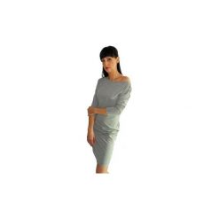 Sukienka Evila Kolor - Szary Jasny Rozmiar - S/M - Bawełna. Szare sukienki damskie EVILA, s, bez wzorów, z elastanu, eleganckie, bez kołnierzyka, bez rękawów. Za 21,80 zł.