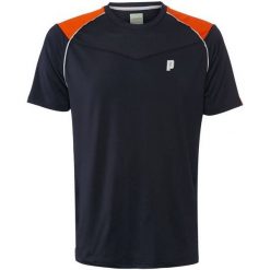Koszulki sportowe męskie: PRINCE Koszulka męska Shoulder Panel Crew czarna r. L