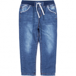 Spodnie. Niebieskie chinosy chłopięce COLLECTION JEANS BOY, z bawełny. Za 49,90 zł.