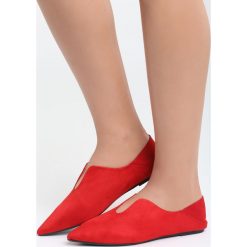 Czerwone Balerinki Have a Dream. Czerwone baleriny damskie marki Born2be, z materiału, na płaskiej podeszwie. Za 34,99 zł.