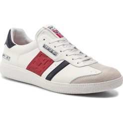 Sneakersy NAPAPIJRI - Court N0YJT2 White/Red/Navy K00. Białe sneakersy męskie marki Napapijri, na co dzień, bez wzorów, z zamszu, klasyczne, bez zapięcia. Za 419,00 zł.