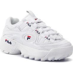 Sneakersy FILA - D-Formation Wmn 5CM00514.125 White/Fila Navy/Fila Red. Białe półbuty damskie Fila, na co dzień, bez wzorów, ze skóry, bez obcasa, na płaskiej podeszwie, bez zapięcia. Za 519,00 zł.