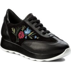 Sneakersy KANNA - KI7643 Seta/Suede Nero. Czarne półbuty damskie marki Kanna, ze skóry. W wyprzedaży za 329,00 zł.