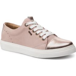 Sneakersy QUAZI - QZ-12-02-000083 621. Różowe półbuty damskie QUAZI, ze skóry. W wyprzedaży za 169,00 zł.