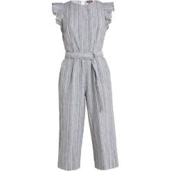 Vince Camuto RUFFLED BELTED STRIPE Kombinezon rich black. Czarne kombinezony damskie marki Vince Camuto, xs, z bawełny. Za 549,00 zł.