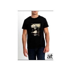 T-shirt : " Mona Lisa 3 ". Czarne t-shirty męskie Life is art, s, bez wzorów, bez kołnierzyka. Za 120,00 zł.