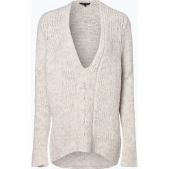 Review - Sweter damski, beżowy. Brązowe swetry damskie Review, bez wzorów, z dzianiny, eleganckie, bez rękawów, bez kaptura. Za 129,95 zł.