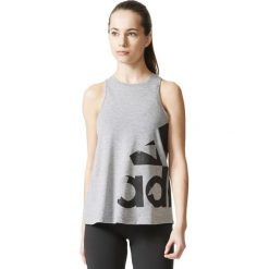 Topy sportowe damskie: Adidas Koszulka damska ADI AOP szara r. L (CD8457)