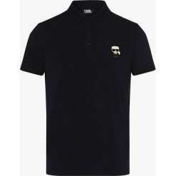 KARL LAGERFELD - Męska koszulka polo, niebieski. Niebieskie koszulki męskie KARL LAGERFELD, xxl, bez wzorów, klasyczne, polo, bez rękawów. Za 439,95 zł.