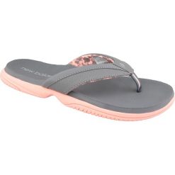 New Balance W6090GRP. Szare klapki damskie New Balance, bez wzorów, z materiału, bez obcasa. Za 129,99 zł.