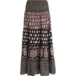 Isla Ibiza Bonita SKIRT LONG Długa spódnica mix print black. Czarne długie spódnice marki Isla Ibiza Bonita, z bawełny. Za 379,00 zł.