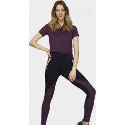 Legginsy treningowe damskie SPDF601 - fiolet - Outhorn. Spodnie damskie Outhorn. W wyprzedaży za 79,99 zł.