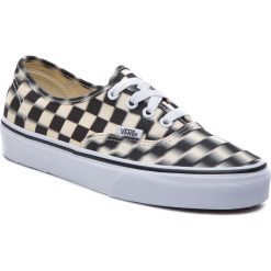 Tenisówki VANS - Authentic VN0A38EMVJM1 (Blur Check) Black/Classi. Brązowe półbuty damskie Vans, bez wzorów, z gumy, bez zapięcia. W wyprzedaży za 219,00 zł.