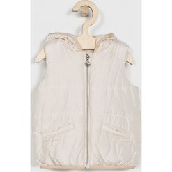 Blukids - Bezrękawnik dziecięcy 74-92 cm. Brązowe kurtki chłopięce Blukids, bez wzorów, z bawełny, z kapturem. W wyprzedaży za 49,90 zł.
