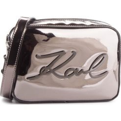 Torebka KARL LAGERFELD - 86KW3039 Nickel 975. Szare torebki klasyczne damskie KARL LAGERFELD, ze skóry, na ramię. Za 1029,00 zł.
