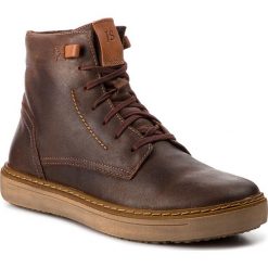 Kozaki JOSEF SEIBEL - Quentin 27 41327 PL977 351 Castagne/Kombi. Brązowe buty zimowe męskie marki Josef Seibel, ze skóry. W wyprzedaży za 309,00 zł.
