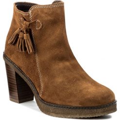 Botki LASOCKI - G383 Camel. Brązowe botki damskie na obcasie marki Lasocki, ze skóry. W wyprzedaży za 115,00 zł.